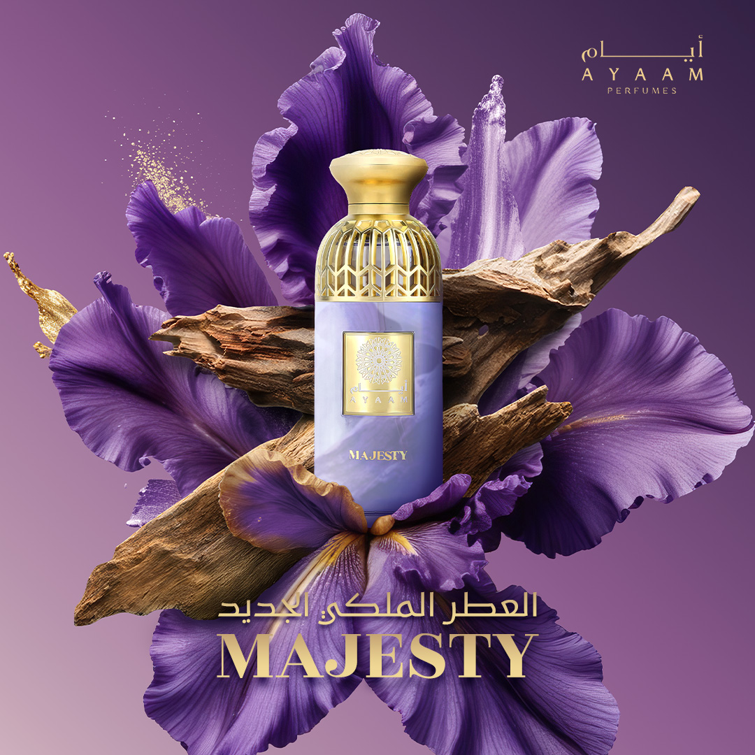 Ayaam Majesty perfume ad
